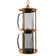 Close-up of the 2-Tier Metal Combo Hopper Seed Scoop Feeder, showcasing the dual seed reservoirs with handles for easy filling and built-in seed tray.