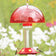 Hummingbird Set: Features a large feeder with a weather dome, six feeding ports, and a circular perch, ideal for attracting and feeding hummingbirds.