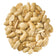 A round pile of Shelled Peanuts Wild Bird seed for birds. 