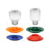 Switch N Swap Six Piece Combo Pack featuring two clear water-reservoir bottles and four interchangeable base trays for varied bird feeding.